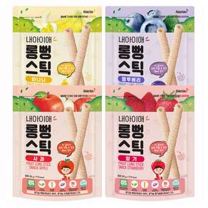 내아이애 유기농 과일 롱뻥 스틱 30g x 4종 세트