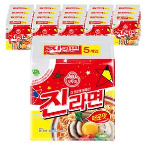 오뚜기 진라면 매운맛 120g