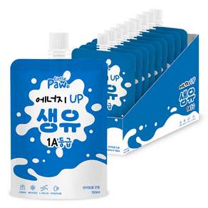 리틀포우 반려동물 에너지업 생유, 10개, 150ml, 크랜베리맛