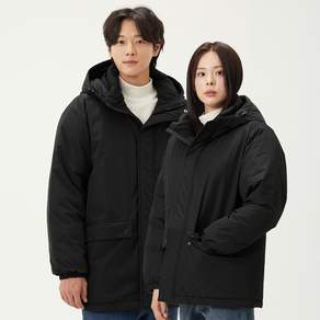 캐럿 남녀공용 프리미엄 기능성 멀티 하프패딩