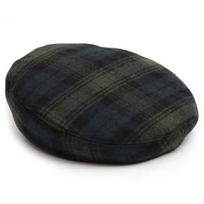 언더컨트롤 FULL MOON BERET WOOL CHECK FOREST 베레모