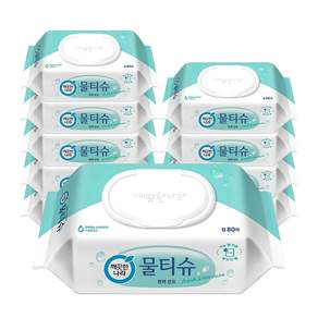 깨끗한나라 편백민트 물티슈 캡형
