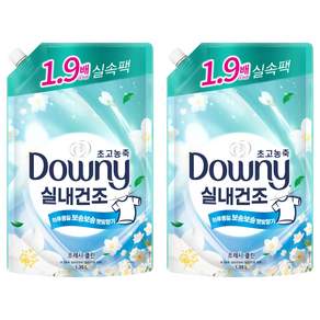 다우니 실내건조 초고농축 섬유유연제 프레시 클린 자스민향 리필
