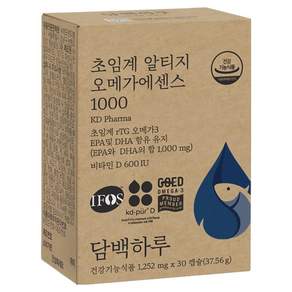담백하루 정품 초임계 알티지 오메가에센스 1000