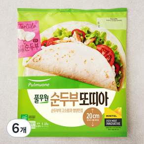 풀무원 순두부 또띠아 지름 20cm 5입
