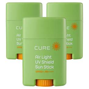 김정문알로에 큐어 에어라이트 UV 쉴드 선스틱 SPF50+ PA++++