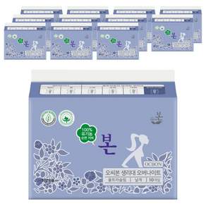 유기농본 순면커버 울트라슬림 생리대 날개형