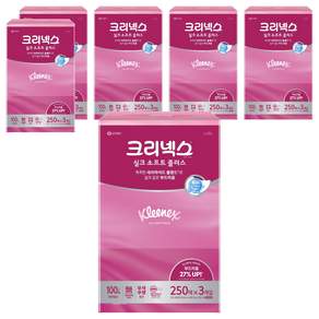 크리넥스 실크 소프트 플러스 미용티슈 2겹