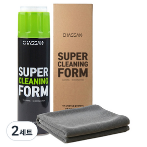 차싹 슈퍼클리닝폼 550ml + 극세사타월 세차용품세트