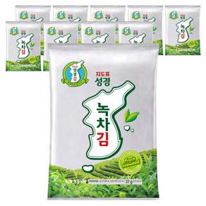 지도표 성경김 녹차 전장김