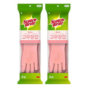 스카치브라이트 베이직 고무장갑 5개입