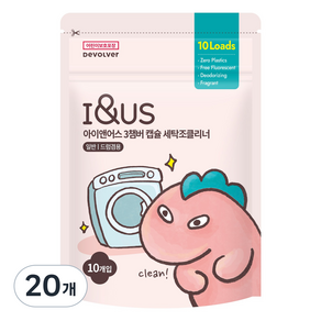 아이앤어스 3챔버 세탁조클리너 10개입