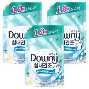 다우니 실내건조 초고농축 섬유유연제 프레시 클린 자스민향 리필