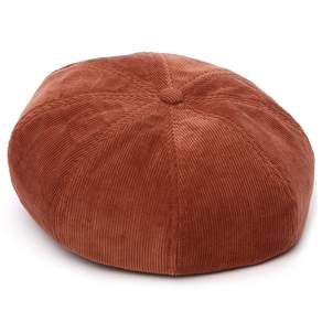 언더컨트롤 BREAD BERET CORDUROY COPPER 베레모