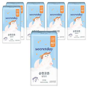 시크릿데이 순한코튼커버 슬림핏 팬티라이너