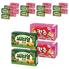 롯데웰푸드 칸쵸 54g x 2p + 씨리얼초코 42g x 2p