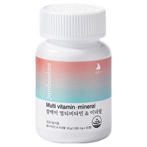 잠백이 멀티비타민 앤 미네랄
