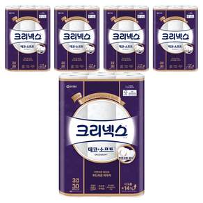 크리넥스 데코 앤 소프트 화장지 3겹