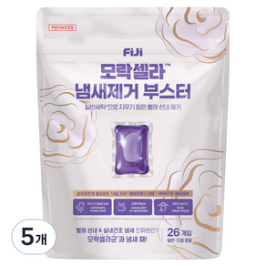 피지 모락셀라 섬유유연제 필요없는 실내건조 냄새제거 부스터 캡슐세제 화이트머스크향