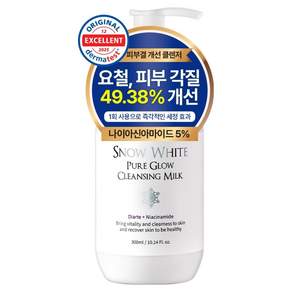 뷰티레시피 스노우 화이트 퓨어 글로우 클렌징밀크, 1개, 300ml