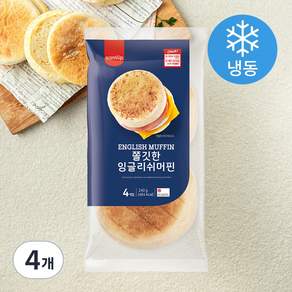 삼립 쫄깃한 잉글리쉬머핀 4개입 (냉동)