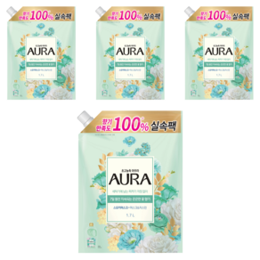 아우라 초고농축 섬유유연제 스모키머스크 리필
