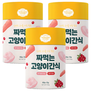 원더푸드 짜먹는 고양이 간식 60p