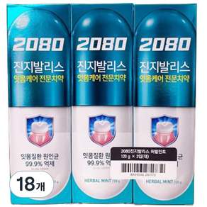 2080 진지발리스 치약 허벌민트향