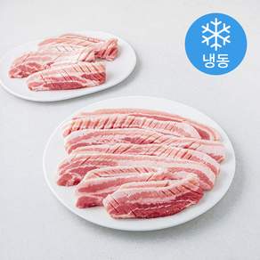 곰곰 두꺼운 칼집 삼겹살 구이용 (냉동)