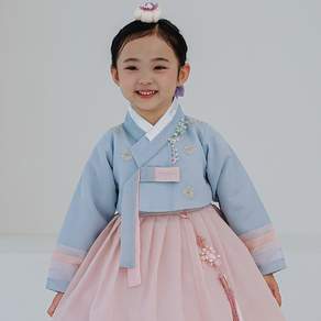하랑한복 여아용 채아랑 한복세트