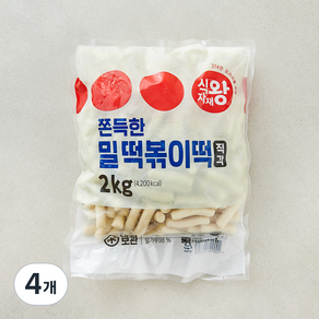 식자재왕 쫀득한 직각 밀떡볶이떡