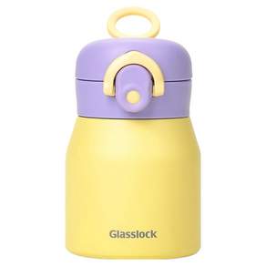 글라스락 아동용 킨더버디 링 텀블러, 퍼플레몬, 200ml, 1개