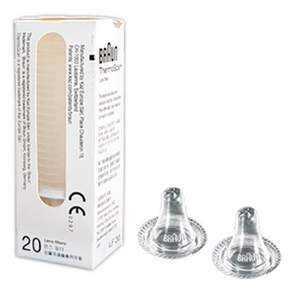 BRAUN 귀 체온계 렌즈필터 LF-20 20p
