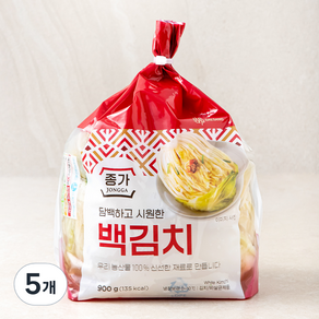 대상 종가 백김치