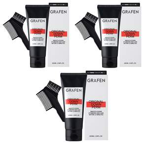 그라펜 오리지널 남자다운펌 파마약 100ml + 붓빗 + 펌지 + 고정용 집게 2개