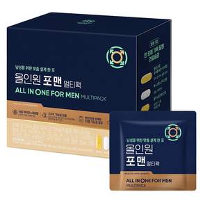 대상웰라이프 정품 올인원 포 맨 멀티팩 멀티비타민 28회분
