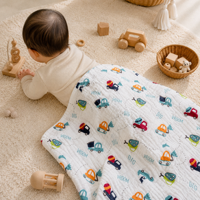 초이스초이스 순면 베이비 2중 거즈 블랭킷