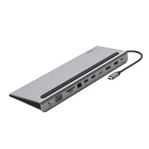 벨킨 connect USB C타입 11 in 1 멀티 포트 허브 독 INC004bt