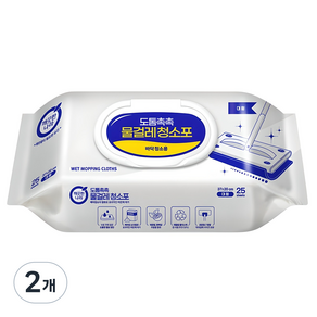 깨끗한나라 도톰촉촉 물걸레 청소포 캡 25p