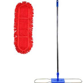 월드크린 리스킹 기름 걸레 60cm 1p+ 프리미엄 판자루 세트