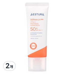 에스트라 더마UV365 비타C 광채수분 선크림 SPF50+ PA++++