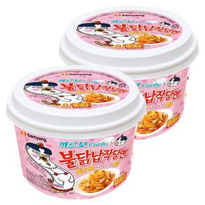 불닭 납작당면 까르보 164.5g