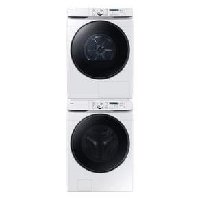 삼성전자 AI 세탁기 WF25DG8250BW + 건조기 DV21DG8200BW 25kg + 21kg + 직렬설치키트 SKK-ATW 세트 방문설치
