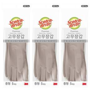 스카치브라이트 프리미엄 고무장갑 5개입