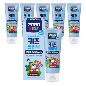 2080 키즈크리닉 4스텝 치약 순한민트향