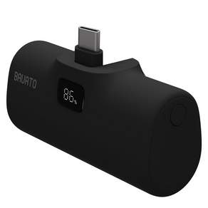 바우아토 포켓쉴 단자 접이식 PD 20W 고속 충전 미니 일체형 도킹형 보조배터리 5000mAh C타입