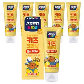 2080 키즈크리닉 1스텝 무불소 치약 파인애플향