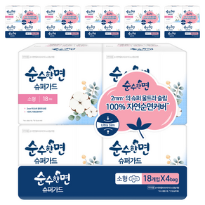 순수한면 슈퍼가드 생리대 날개형