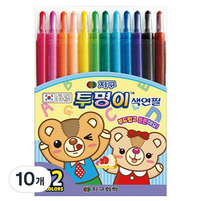 지구화학 투명이 색연필 12종 세트