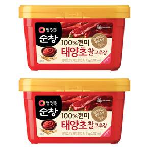 청정원순창 100% 현미 태양초 찰고추장